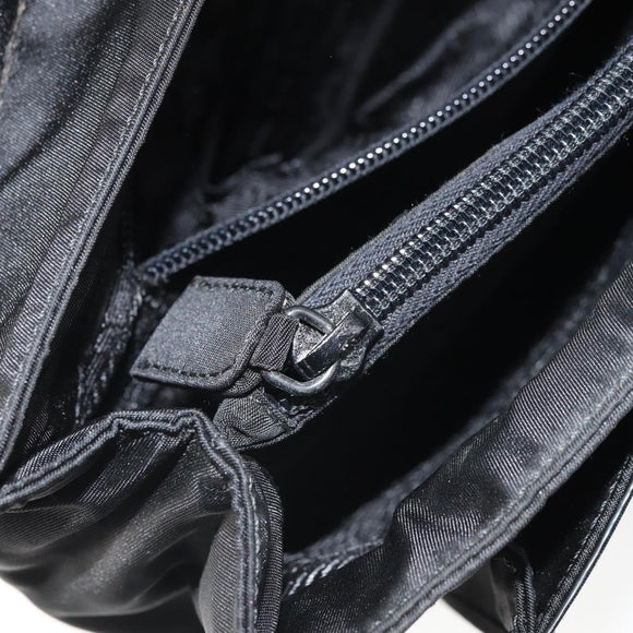 PRADA Hand Bag Patent leather Black Auth 170277
