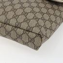 GUCCI GG Supreme Shoulder Bag PVC Beige Gold 223666 Auth 170280-10