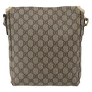 GUCCI GG Supreme Shoulder Bag PVC Beige Gold 223666 Auth 170280-3