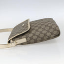 GUCCI GG Supreme Shoulder Bag PVC Beige Gold 223666 Auth 170280-4