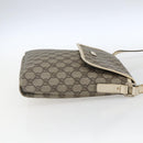 GUCCI GG Supreme Shoulder Bag PVC Beige Gold 223666 Auth 170280-5