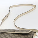 GUCCI GG Supreme Shoulder Bag PVC Beige Gold 223666 Auth 170280-8