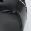 GUCCI Vanity Hand Bag Patent leather Black Silver 032 1956 0150 Auth 170292-14