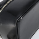 GUCCI Vanity Hand Bag Patent leather Black Silver 032 1956 0150 Auth 170292-15