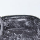 GUCCI Vanity Hand Bag Patent leather Black Silver 032 1956 0150 Auth 170292-18
