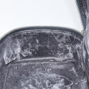 GUCCI Vanity Hand Bag Patent leather Black Silver 032 1956 0150 Auth 170292-19