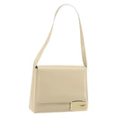 GUCCI Shoulder Bag Patent leather Ivory Gold 001 3444 1812 Auth 170293-1