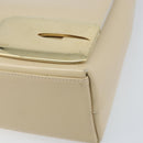GUCCI Shoulder Bag Patent leather Ivory Gold 001 3444 1812 Auth 170293-9