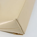 GUCCI Shoulder Bag Patent leather Ivory Gold 001 3444 1812 Auth 170293-16
