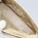 GUCCI Shoulder Bag Patent leather Ivory Gold 001 3444 1812 Auth 170293-11