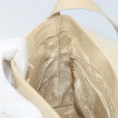 GUCCI Shoulder Bag Patent leather Ivory Gold 001 3444 1812 Auth 170293-20