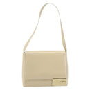 GUCCI Shoulder Bag Patent leather Ivory Gold 001 3444 1812 Auth 170293-13