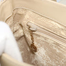 GUCCI Shoulder Bag Patent leather Ivory Gold 001 3444 1812 Auth 170293-21