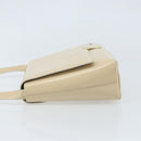 GUCCI Shoulder Bag Patent leather Ivory Gold 001 3444 1812 Auth 170293-4
