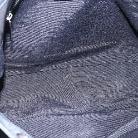 Salvatore Ferragamo Tote Bag Nylon 2way Black Gold Auth 170295