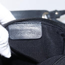 Salvatore Ferragamo Tote Bag Nylon 2way Black Gold Auth 170295-12