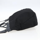 Salvatore Ferragamo Tote Bag Nylon 2way Black Gold Auth 170295-3