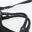 Salvatore Ferragamo Tote Bag Nylon 2way Black Gold Auth 170295-8