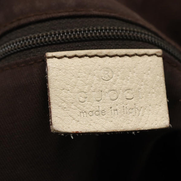 GUCCI GG Canvas Tote Bag Beige Gold 141472 Auth 170296