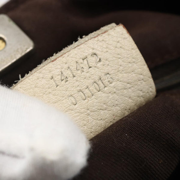 GUCCI GG Canvas Tote Bag Beige Gold 141472 Auth 170296