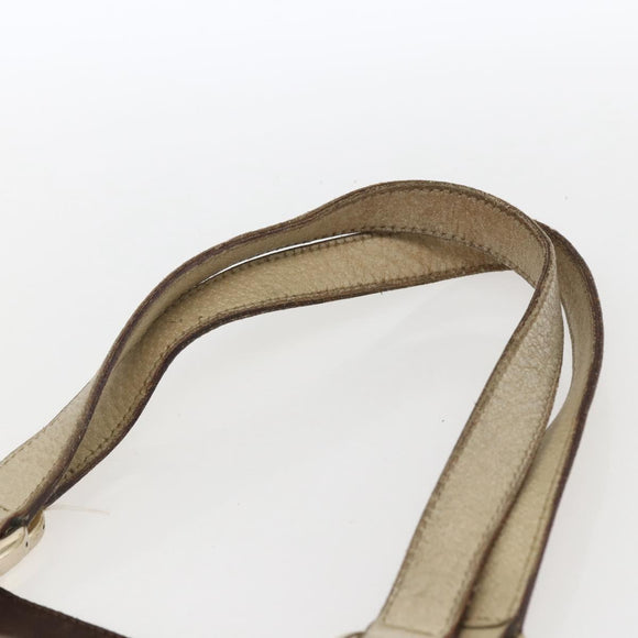 GUCCI GG Canvas Tote Bag Beige Gold 141472 Auth 170296