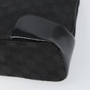 GUCCI GG Canvas Tote Bag Black Gold 002 1122 3444 Auth 170298-12