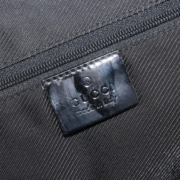 GUCCI GG Canvas Tote Bag Black Gold 002 1122 3444 Auth 170298