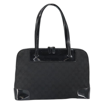 GUCCI GG Canvas Tote Bag Black Gold 002 1122 3444 Auth 170298 - 0