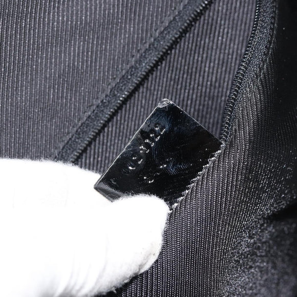 GUCCI GG Canvas Tote Bag Black Gold 002 1122 3444 Auth 170298