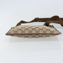 GUCCI GG Canvas Shoulder Bag Beige Silver 27639 Auth 170299-9