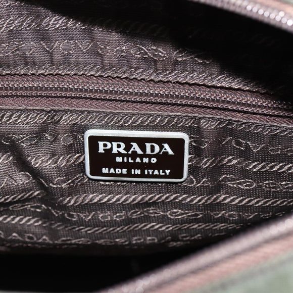 PRADA Tote Bag Nylon Green Auth 170300