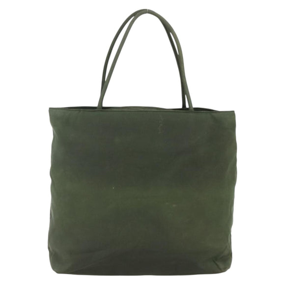 PRADA Tote Bag Nylon Green Auth 170300