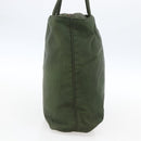 PRADA Tote Bag Nylon Green Auth 170300-3