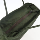 PRADA Tote Bag Nylon Green Auth 170300-6