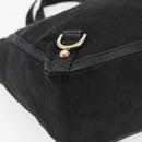 GUCCI GG Canvas Abbey Tote Tas Zwart Goud 130739 Auth 170301-17