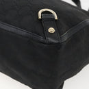 GUCCI GG Canvas Abbey Tote Tas Zwart Goud 130739 Auth 170301-18