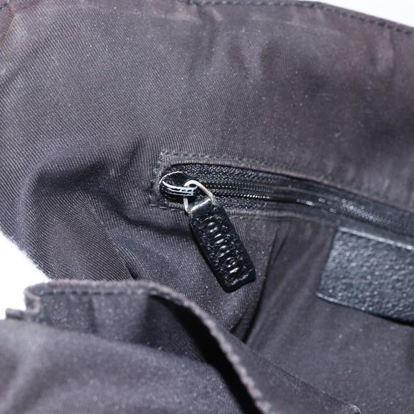 GUCCI GG Canvas Abbey Tote Bag Black Gold 130739 Auth 170301