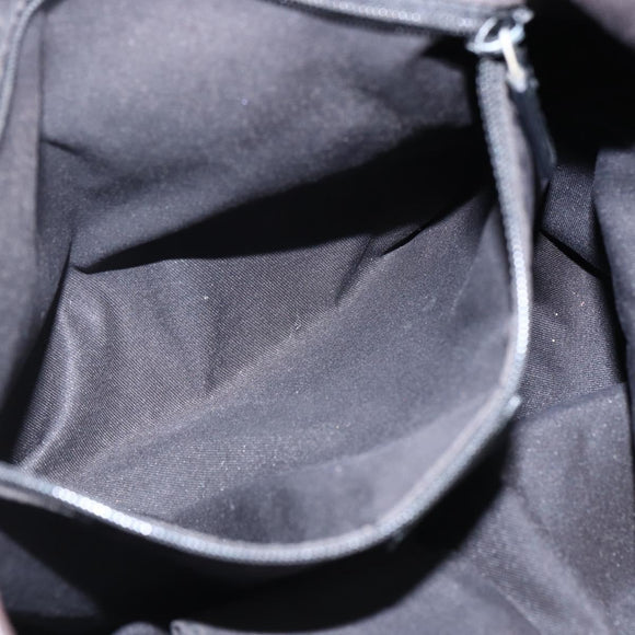 GUCCI GG Canvas Abbey Tote Tas Zwart Goud 130739 Auth 170301