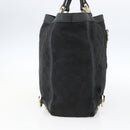 GUCCI GG Canvas Abbey Tote Bag Black Gold 130739 Auth 170301-3