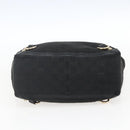 GUCCI GG Canvas Abbey Tote Bag Black Gold 130739 Auth 170301-5