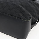 GUCCI GG Canvas Handtasche Schwarz Silber 107757 Auth 170302-9