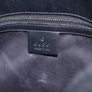 GUCCI GG Canvas Handtasche Schwarz Silber 107757 Auth 170302-17