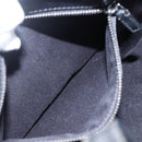GUCCI GG Canvas Handtasche Schwarz Silber 107757 Auth 170302-11