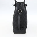 GUCCI GG Canvas Handtasche Schwarz Silber 107757 Auth 170302-3