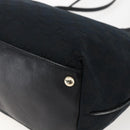 GUCCI GG Canvas Tote Bag Black Gold 169946 Auth 170305-12