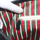 GUCCI GG Canvas Tote Bag Black Gold 169946 Auth 170305-15