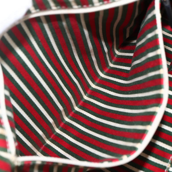 GUCCI GG Canvas Tote Bag Black Gold 169946 Auth 170305