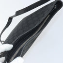 GUCCI GG Canvas Shoulder Bag Black Silver 113013 Auth 170306-14