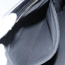 GUCCI GG Canvas Shoulder Bag Black Silver 113013 Auth 170306-21