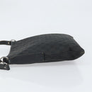 GUCCI GG Canvas Shoulder Bag Black Silver 113013 Auth 170306-5